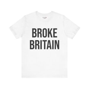 BROKE BRITAIN Unisex Jersey Short Sleeve Tee